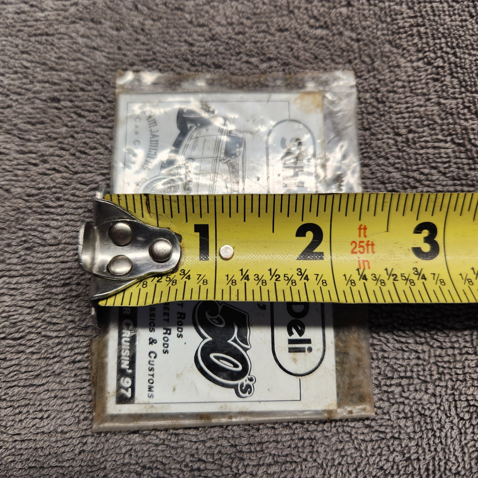 Vintage Car Show Dash Plaque. Schlotzky's Deli Cruisin' Back To The 50's. 1997.