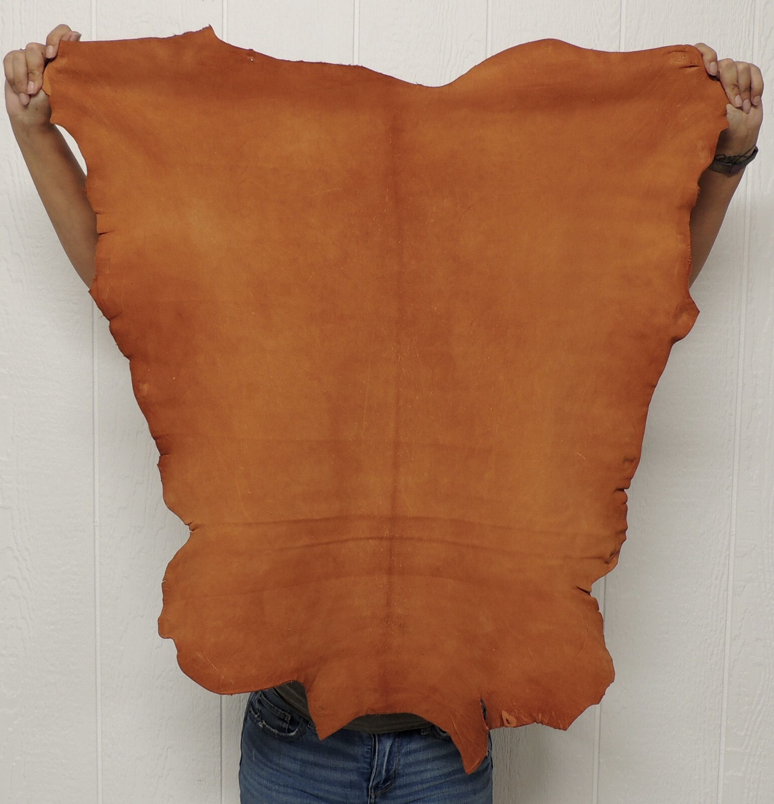 ACORN BUCKSKIN Leather Hide for Native Crafts Taxidermy Bags Laces Flute Bags