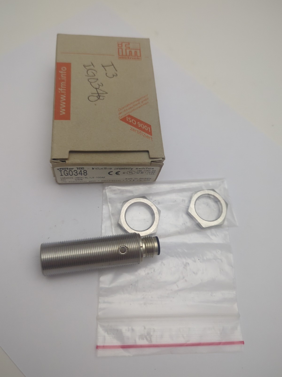 IFM Efector IG0348 Inductive Proximity Sensor