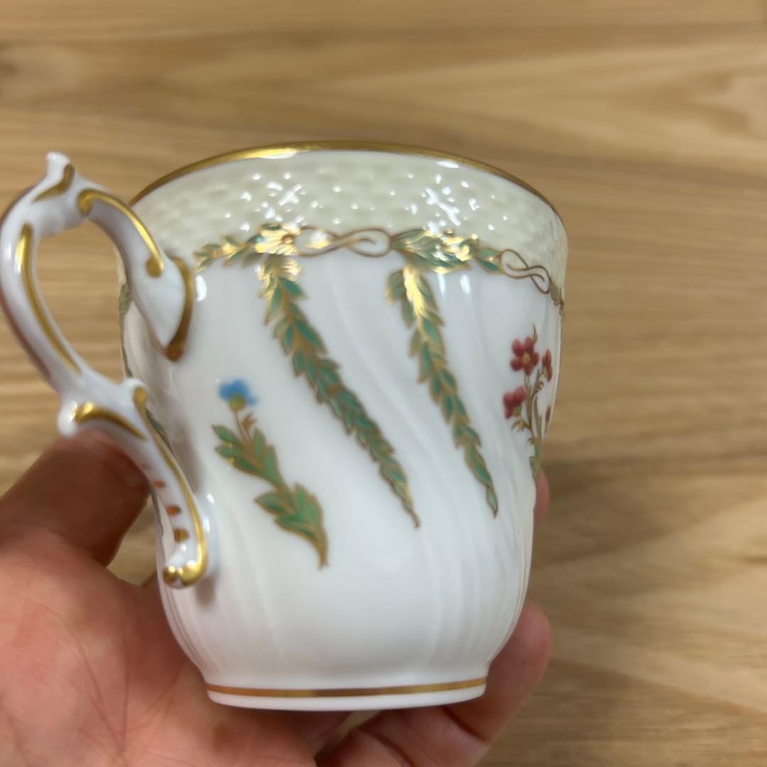 Richard Ginori Ghirlanda Demitasse Cup Saucer Set #2