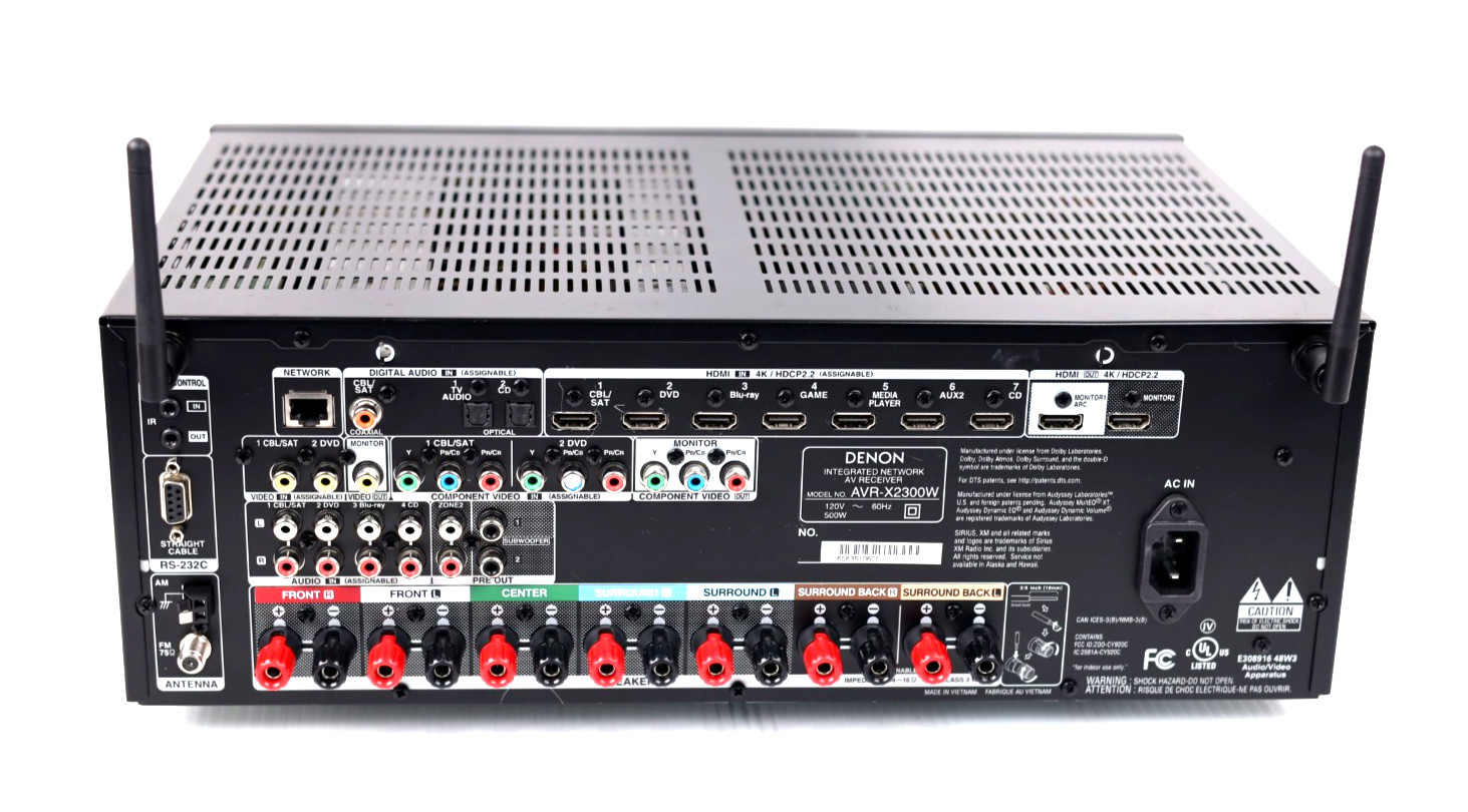 READ Denon AVR-X2300W 7.2 Channel Integrated Network AV Receiver u914