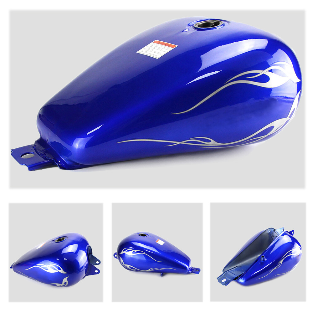 Motorcycle 3.4 Gallons Fuel Gas Tank For Honda Rebel 250 CMX 250C 1985-2016 Blue