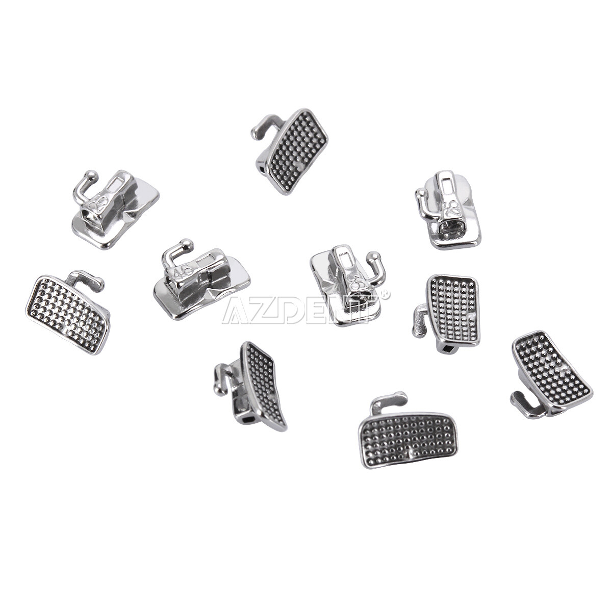 50Sets Dental Ortho 1st /2nd Molar Buccal Tube Bondable Non-Conv Roth .022 U1L1