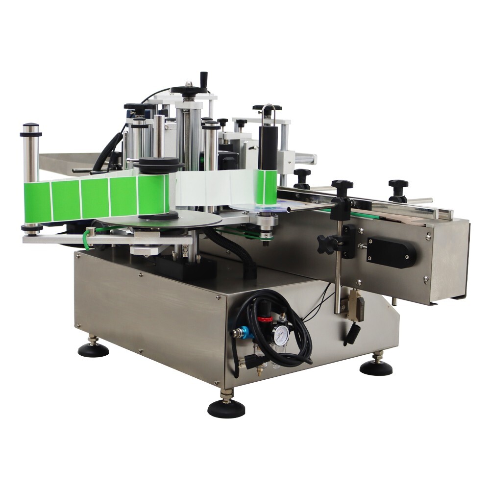 LT-150 Automatic Desktop Conveyor Round Bottle High Speed Labeling Machine 110V
