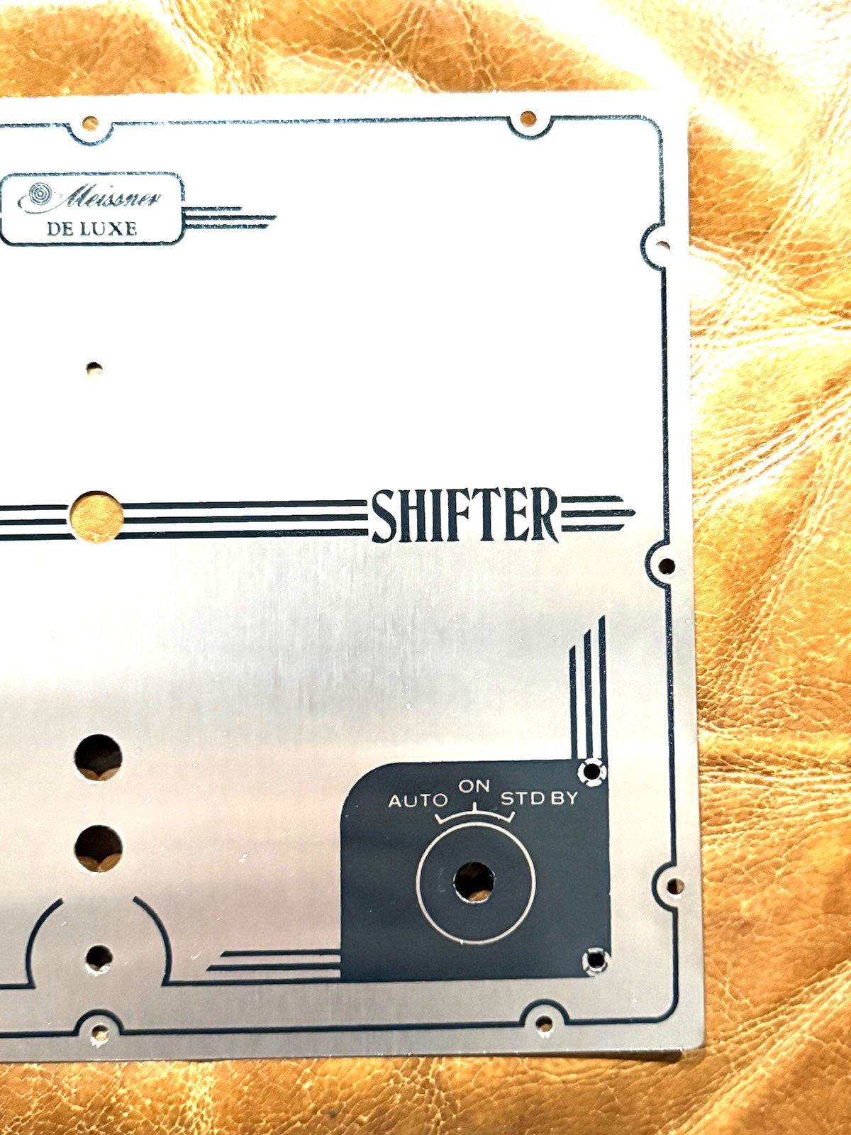 Vintage Meissner Signal Shifter De Luxe - Front Plate replica