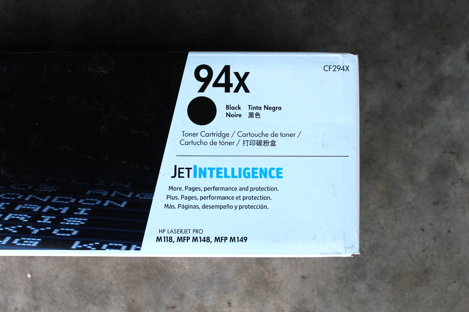 Lot of (2) HP 94X High Yield Black LaserJet Toner Cartridge CF294X NEW & SEALED
