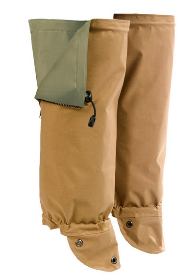 Turtleskin SnakeArmor Reversible Snake Gaiters - Camo/Khaki with Storage Bag