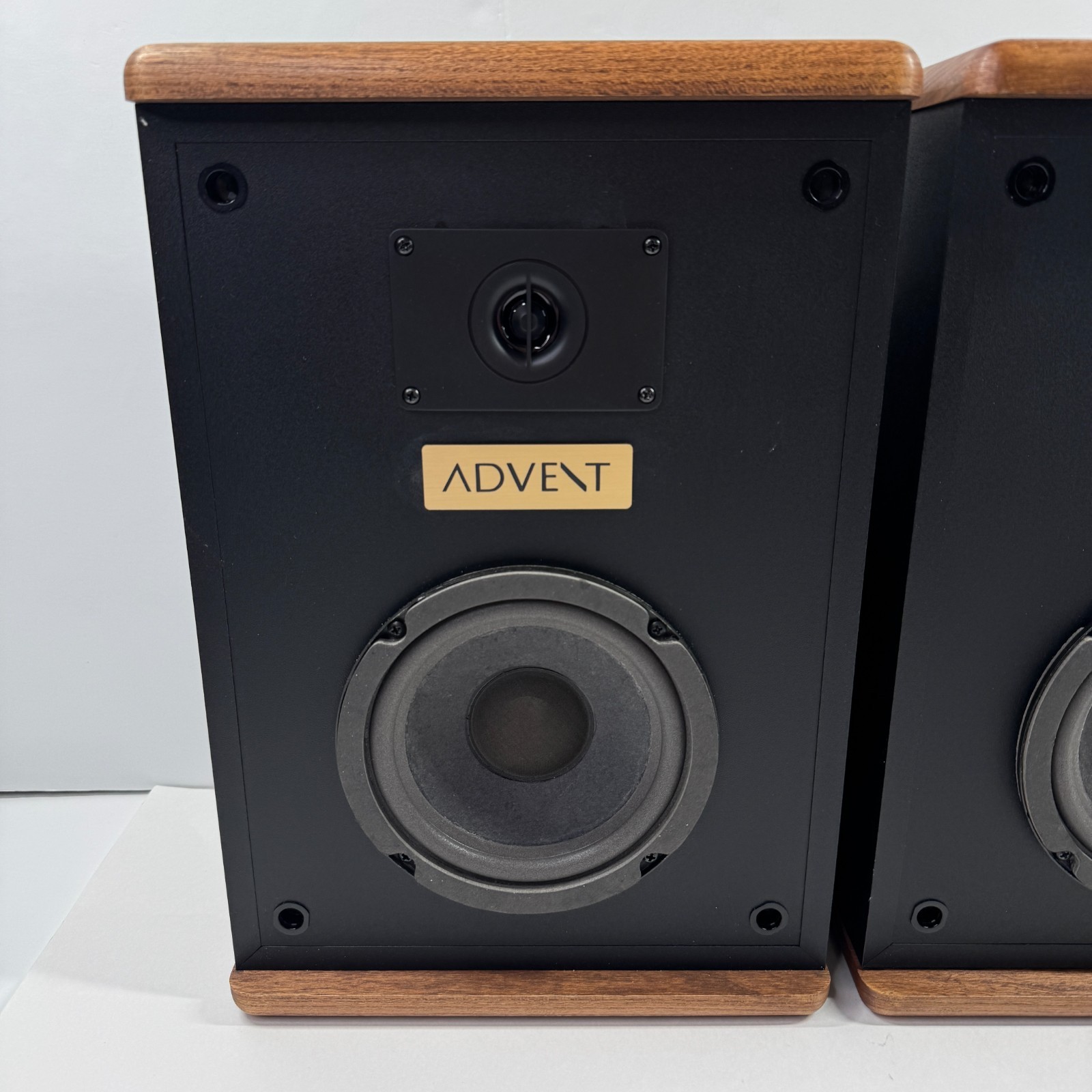 Baby Advent II Speakers - Refoamed - New Tweeters + Caps + Badges Sound Awesome!