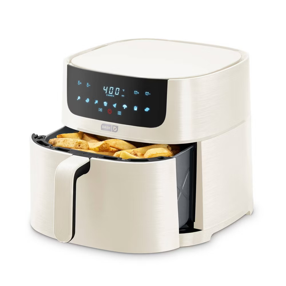 Dash 8qt Tasti Crisp Pro Max Air Fryer Cream