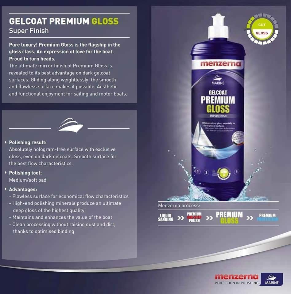 Menzerna Marine Gelcoat Premium Gloss 32 OZ