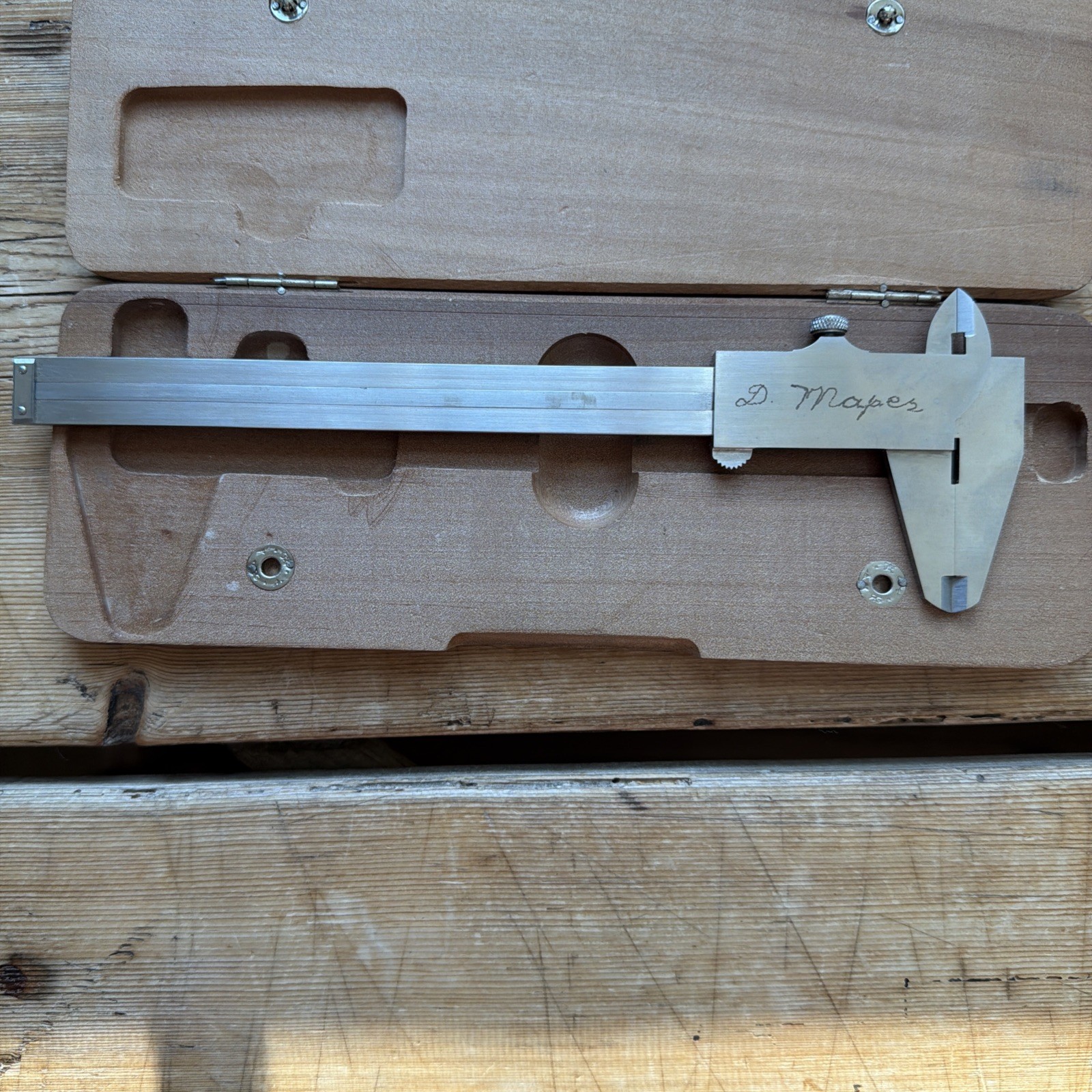 ETALON ROCH SWITZERLAND 7" VERNIER CALIPER ORIGINAL BOX