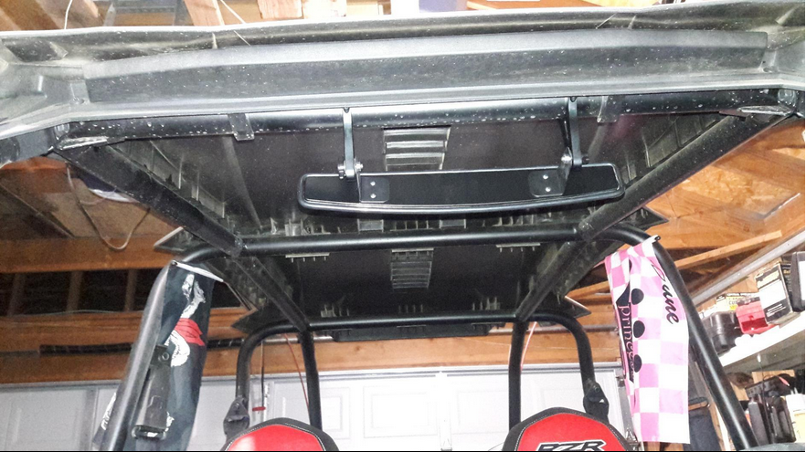 RZR UTV Rear View Center Mirror w/ 1.75" Bar for Polaris RZR 800 900 S/XP 1000