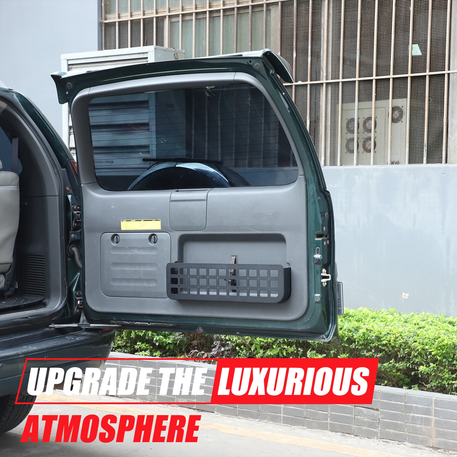 Tailgate Door Organizer Cargo Shelf Molle Panel For 2003-2009 Lexus Gx470