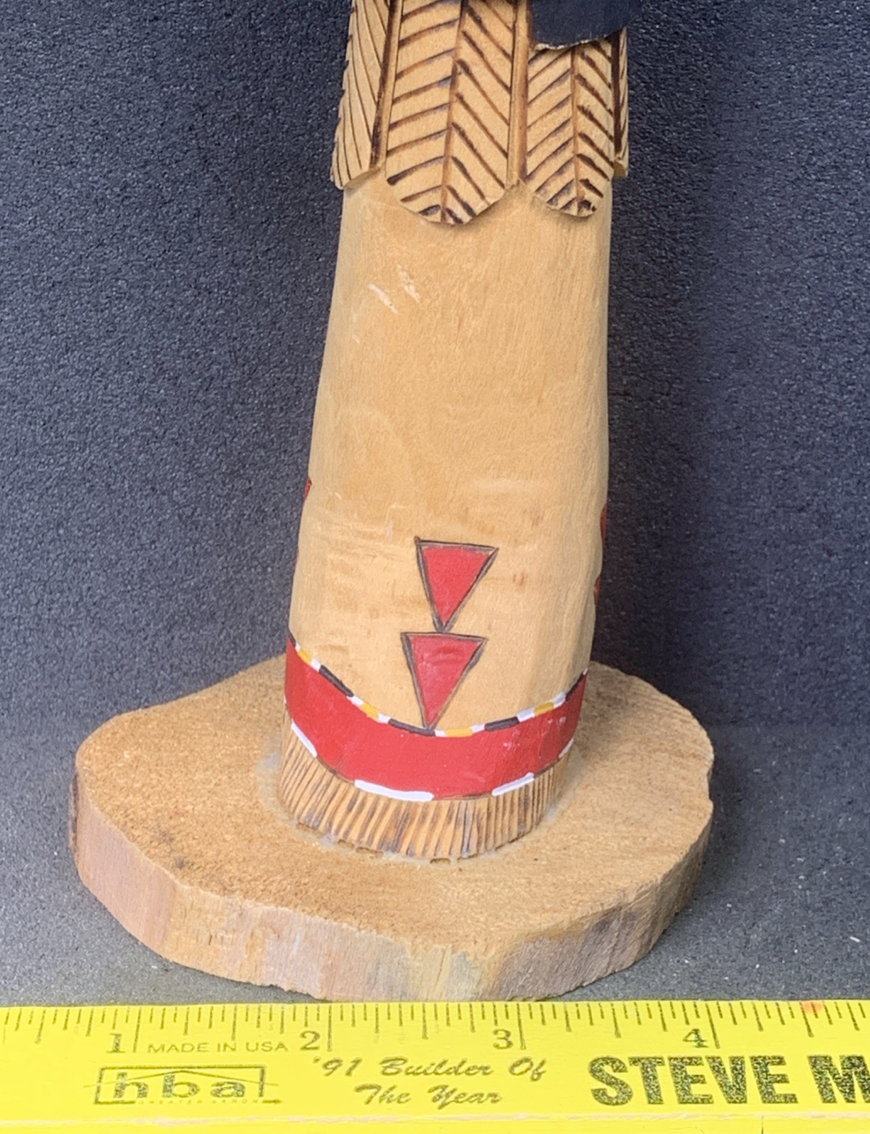Shalako Kachina (Hopi) By Calvin Tsosie, 12 1/4 Inches Tall! Beautiful! Feathers