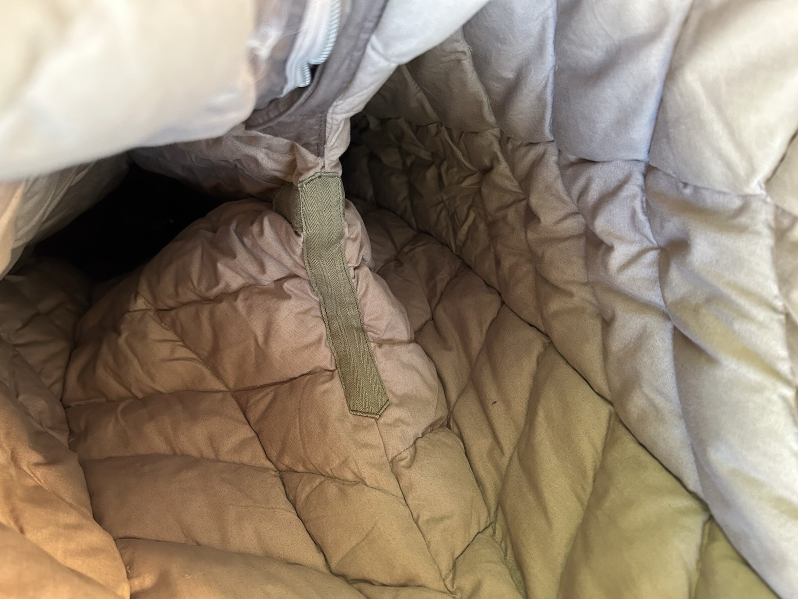 Vintage Goose Down Quilted Winter Snow Hunting Canvas Pants Leggings SZ 42