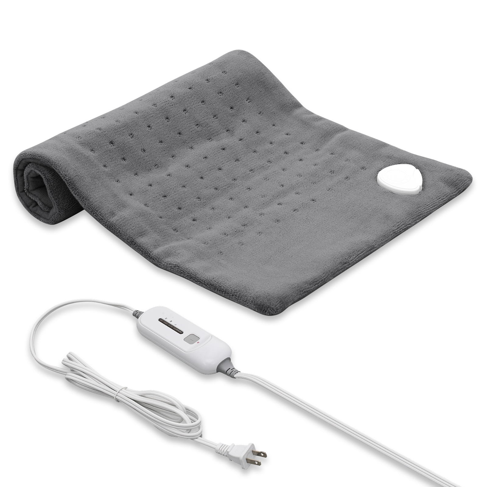 24"x12" Electric Heating Pad For Muscle Cramps Back Pain Relief w/3 Heat Setting