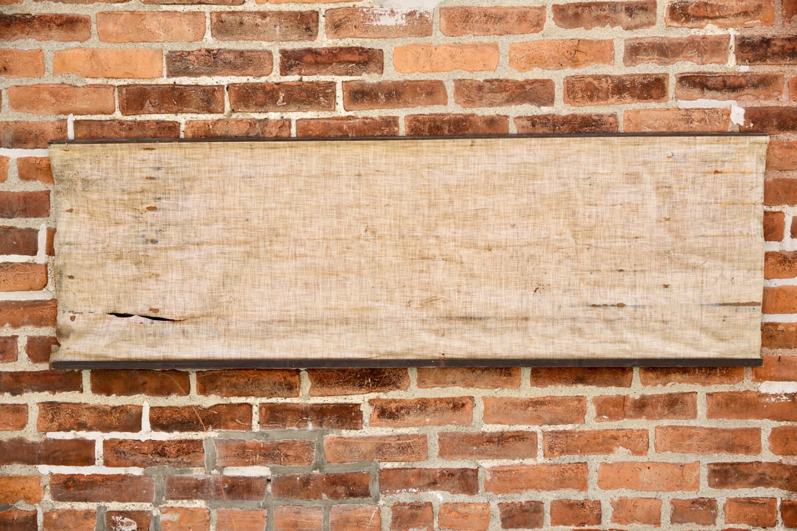 Vintage Columbus Oil Cloth Company window Advertising sign store display