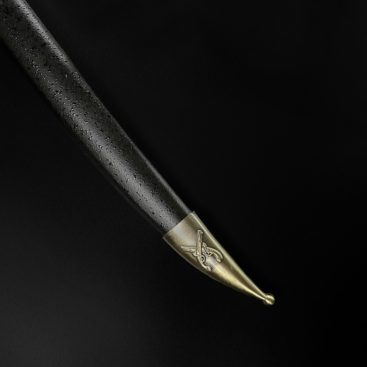 P.S. Caribbean Pirate Sword Pirate Cutlass Saber Sword (Brass Hilt)