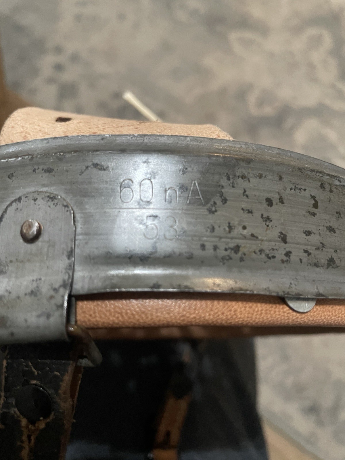 Original German Helmet Liner/Sz 53 for 60 Shells/1943 Dated/Very Nice Condition