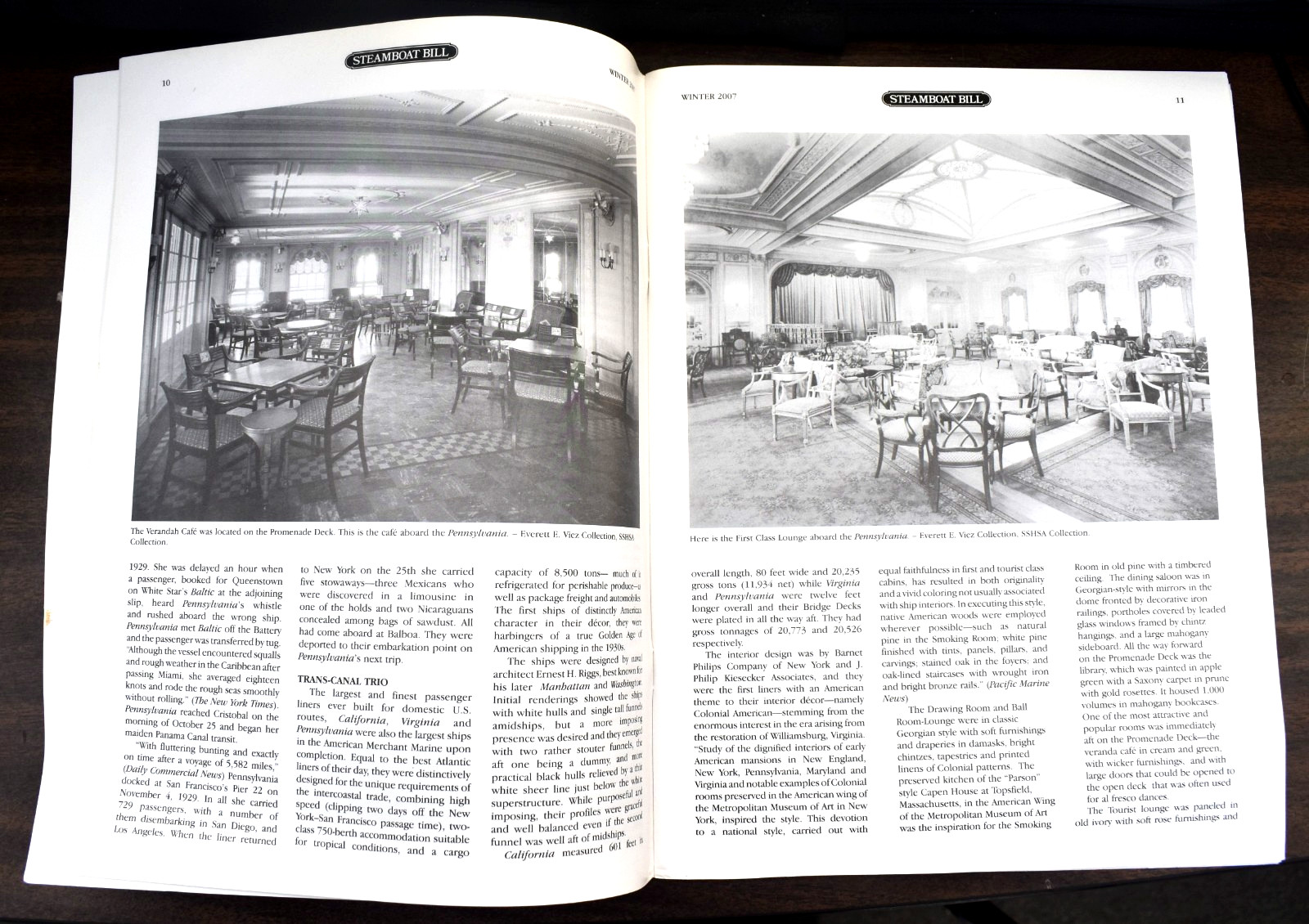 2007 Steamboat Bill Winter #264 Journal of The Historical Society of America