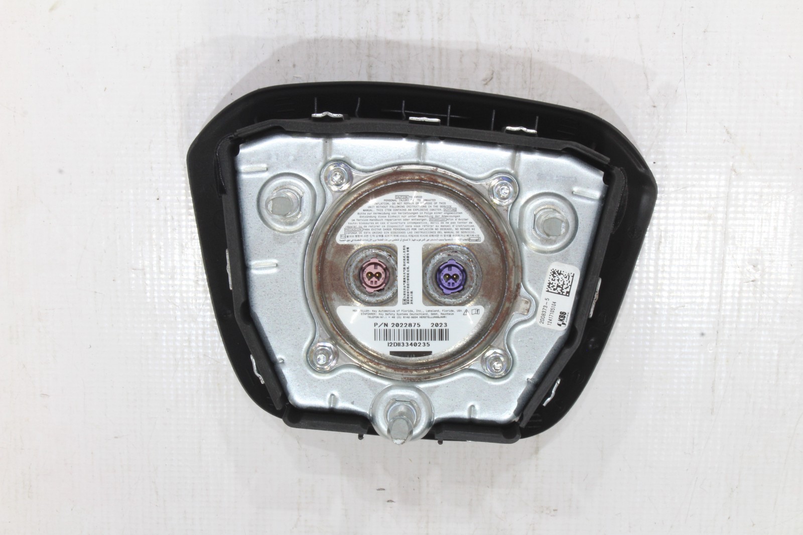 19-23 GMC ACADIA DENALI DRIVER WHEEL (3-PIN) AND KNEE AIRBAG SET OEM AIR BAG