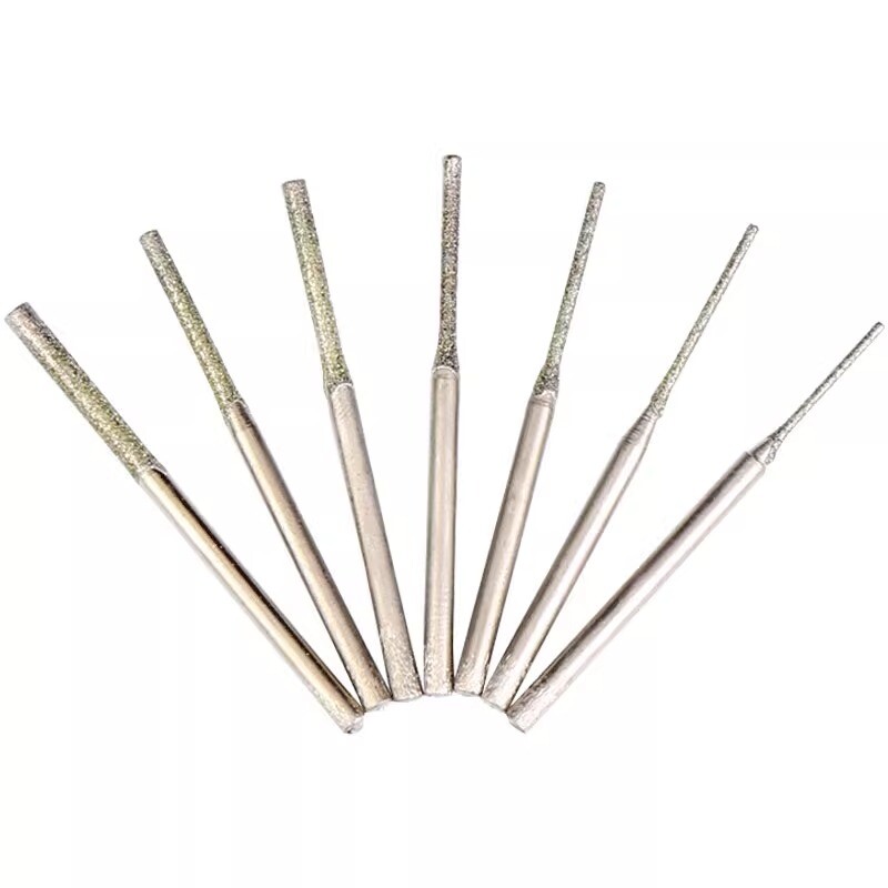 0.8-2.5mm Diamond Coated Tipped Drill Bits for Tile Jewellery Glass 2.35mm Shank