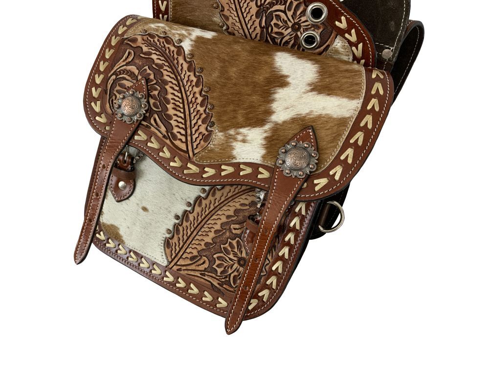 Showman Floral Frontier Saddle Bag