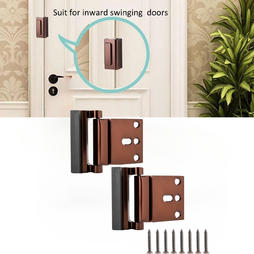 2-Pack Home Security Door Lock Door Reinforcement Lock,Childproof Safety