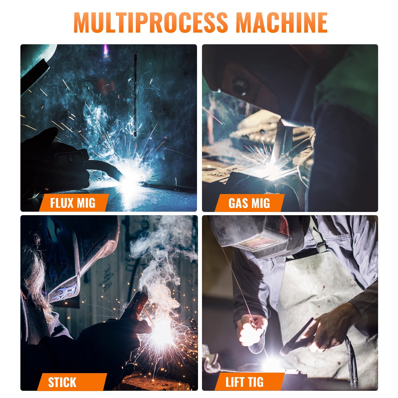 PRO MIG Welder 110/220V 200A MIG TIG MMA/Stick Welder Double pulse Weld Aluminum