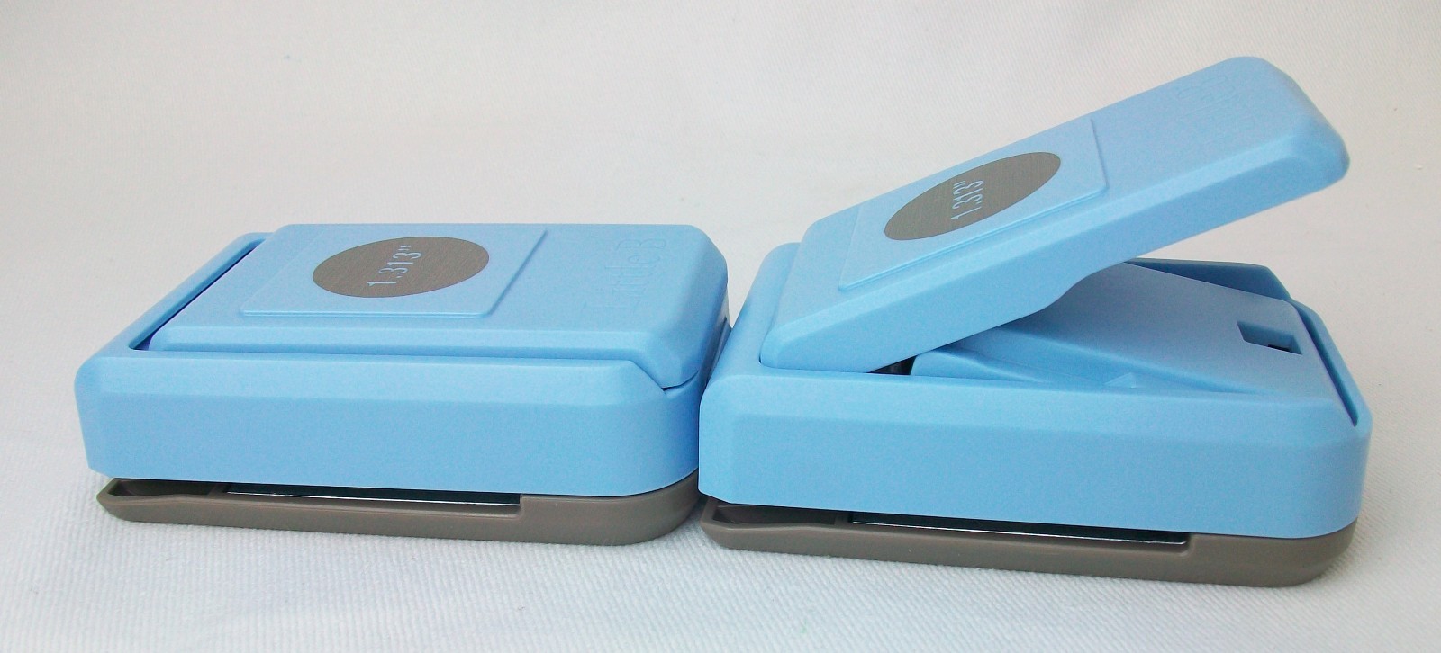 1" Button Boy Double Level Hand Held Punch - for 1" buttons- cuts circles 1.313"