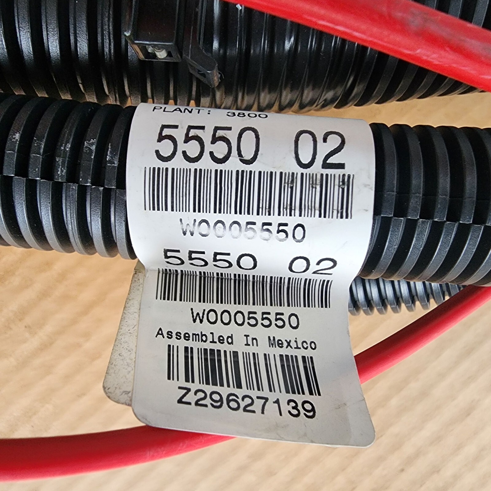 Workhorse Custom Chassis GM V8 PCM ECU engine wiring harness assembly W0005550