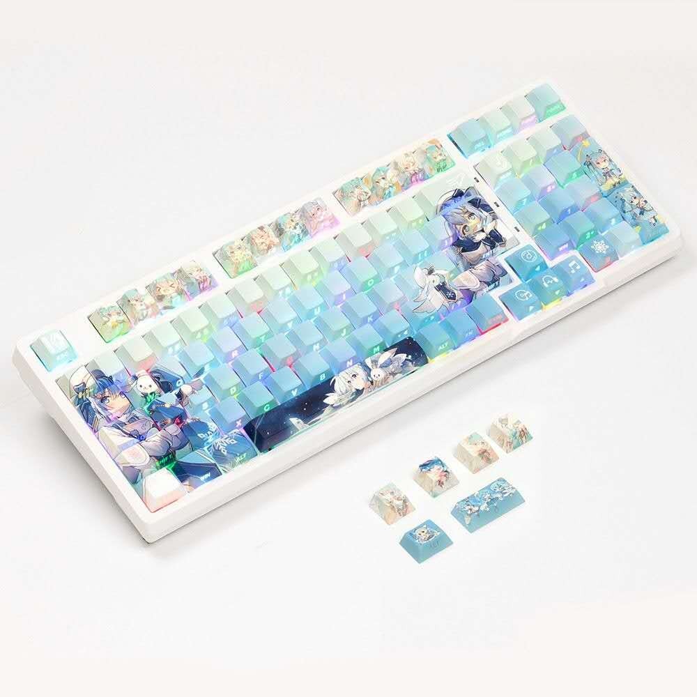Hatsune Miku theme Anime 119pcs Keycaps Set For Mechanical Keyborad