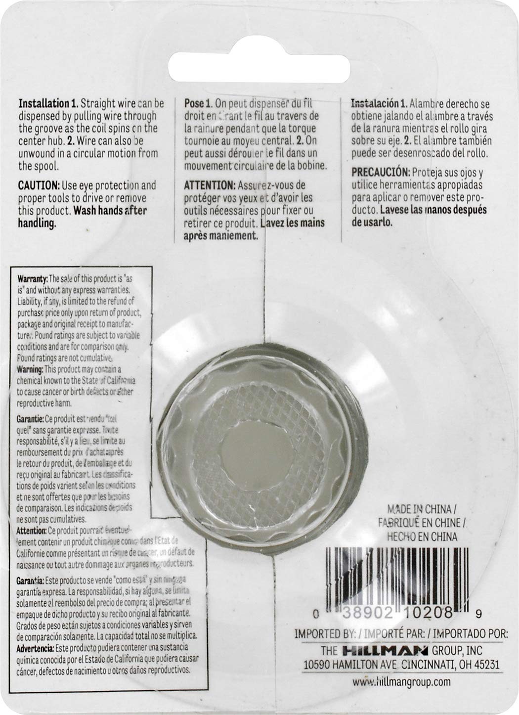 Steel Wire Rope 20 Gauge Galvanized Hobby Cable Wire, 20 x 175', Corrosion Re...