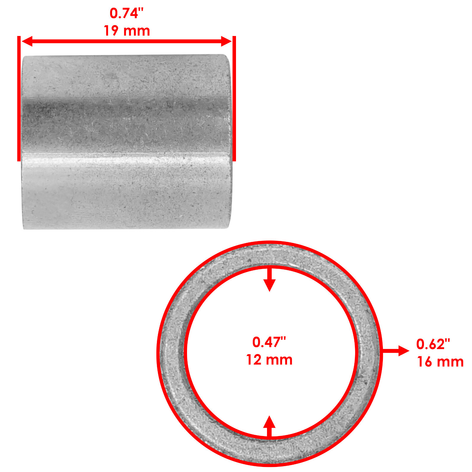 Exhaust Muffler & Pipe Kit fits Polaris Sportsman 500 / 500 HO 01-07 Except 6x6