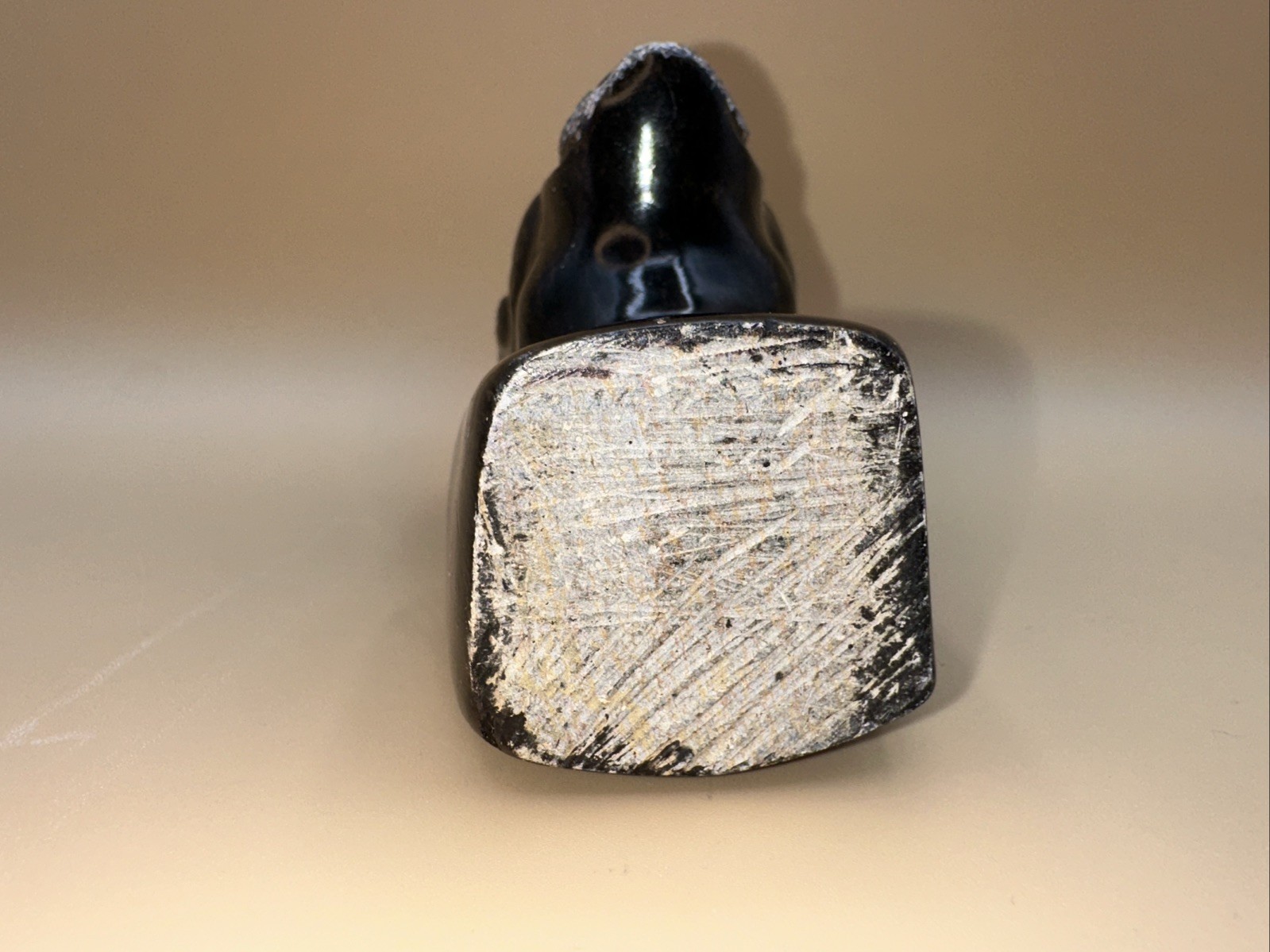 HAND-CARVED SOLID STONE AFRICAN SHONA HEAD BUST COUPLE FINELY DETAILED!