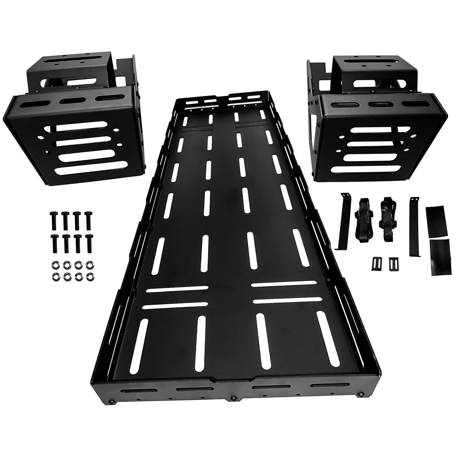 Fit 76-24 Jeep Wrangler Rear Cargo Basket Rack Spare Tire Utility Storage Basket