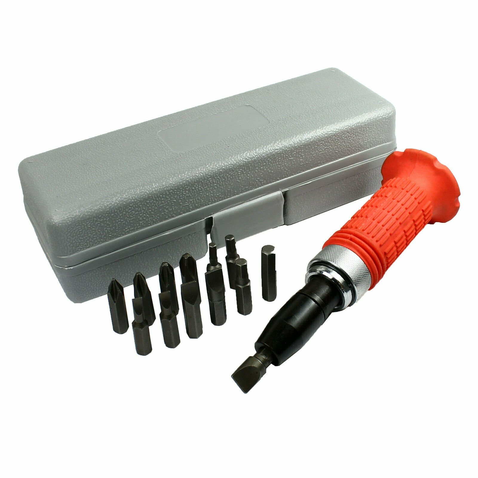 14 Pcs Heavy Duty Impact Driver Bits Screwdriver Set Tool Socket Kit with Case