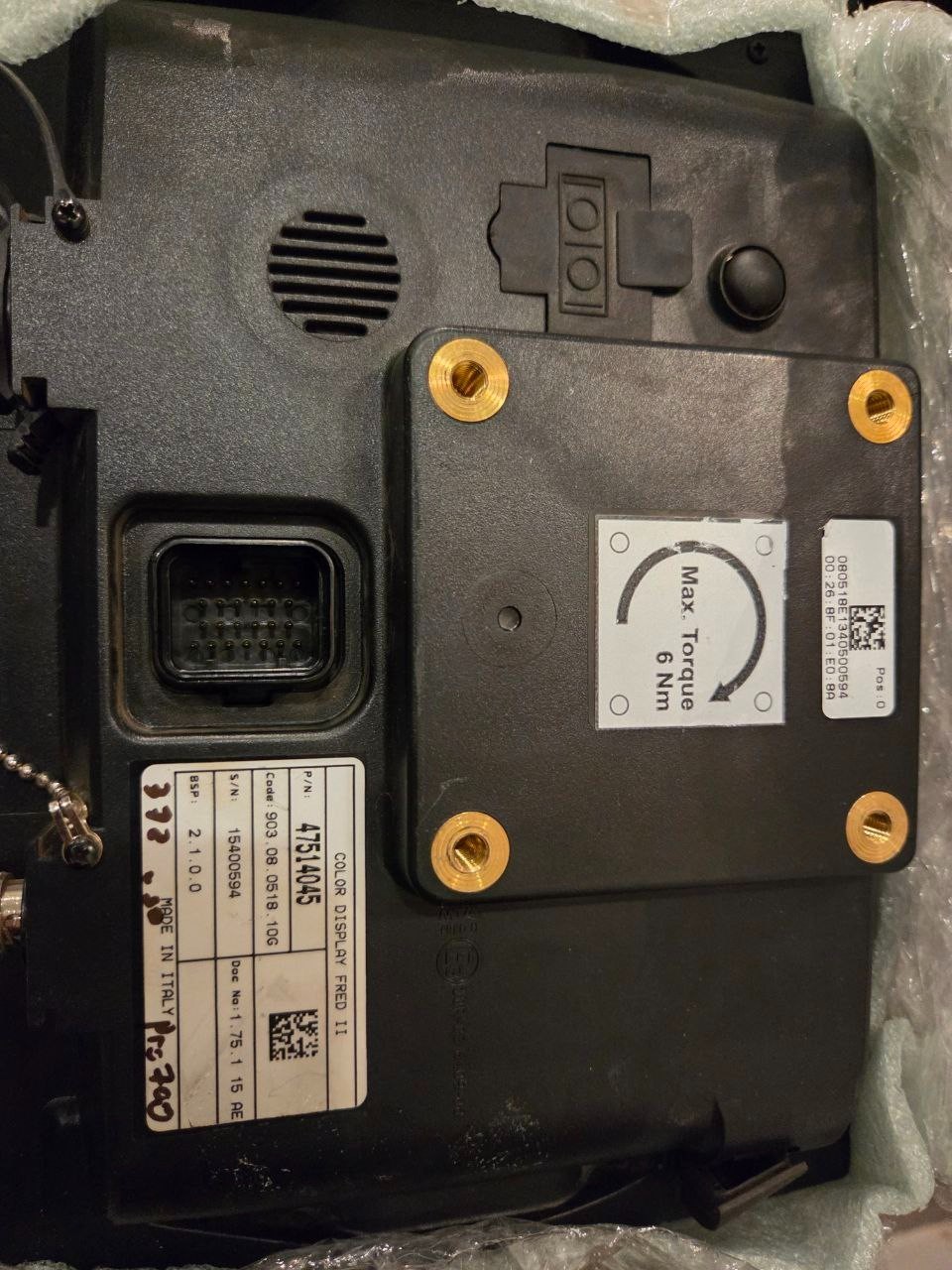 Display Pro700 Intelli Veiw IV Fred2 Pn 47932860 CNH Case & New Holland