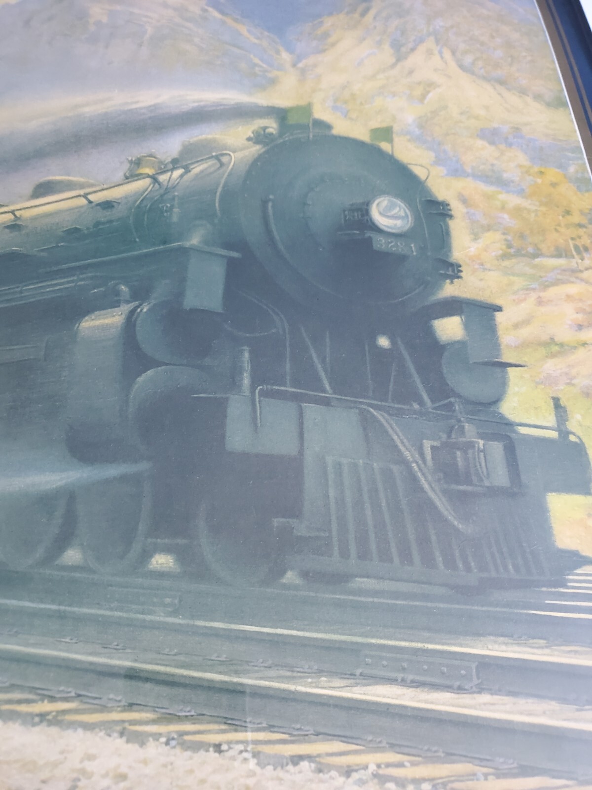 Vintage New York Central Hudson River Valley Train Railroad Travel Poster 24x20"