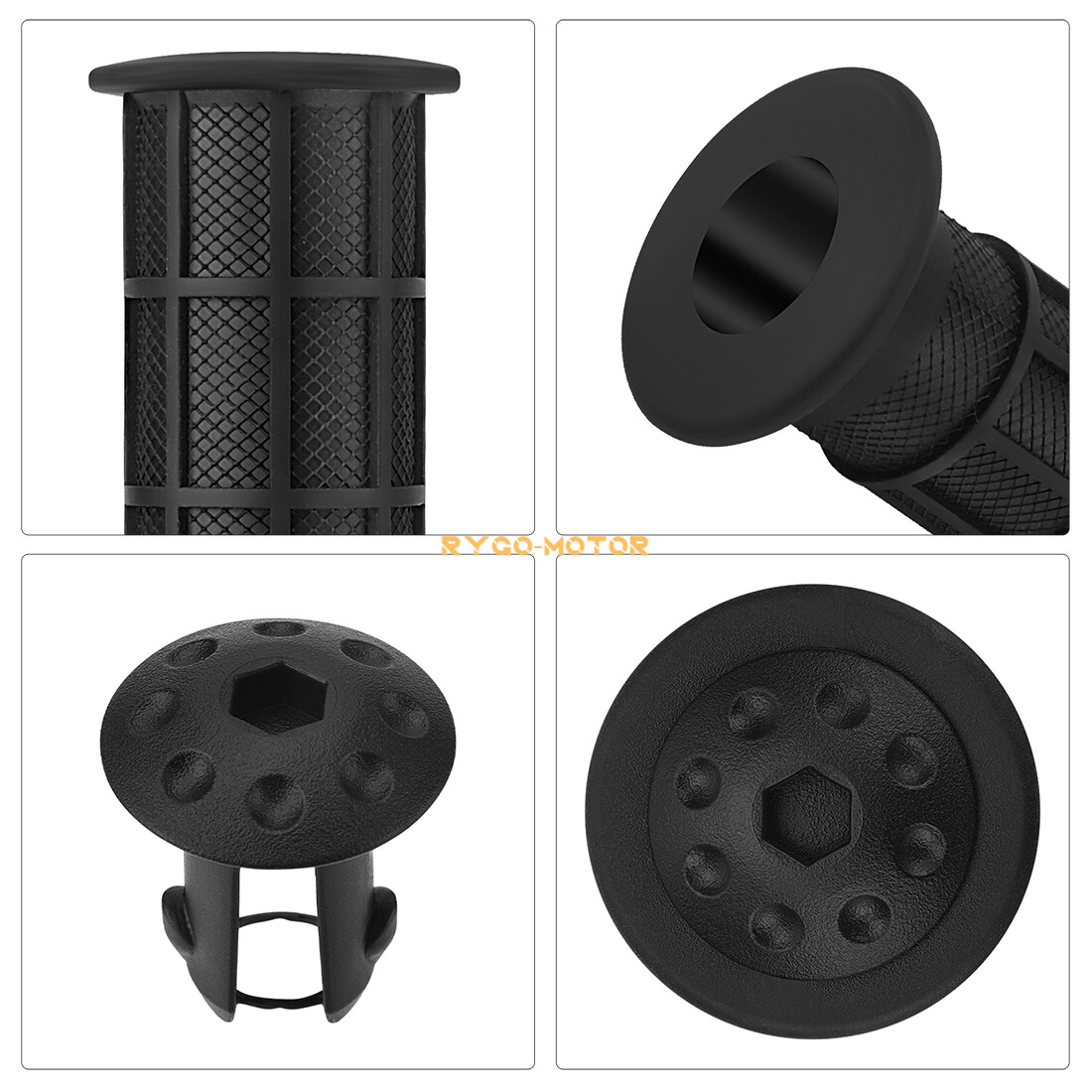 Handlebar Grips w/Guards End for Honda Rancher 420 TRX420 2x4 4x4 2007 2008-2024