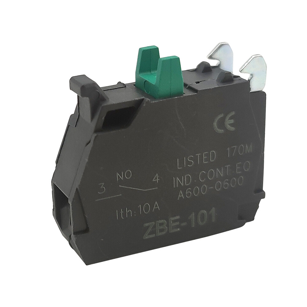 10PCS ZBE-101 Single contact block silver alloy screw clamp terminal 1NO ZBE101