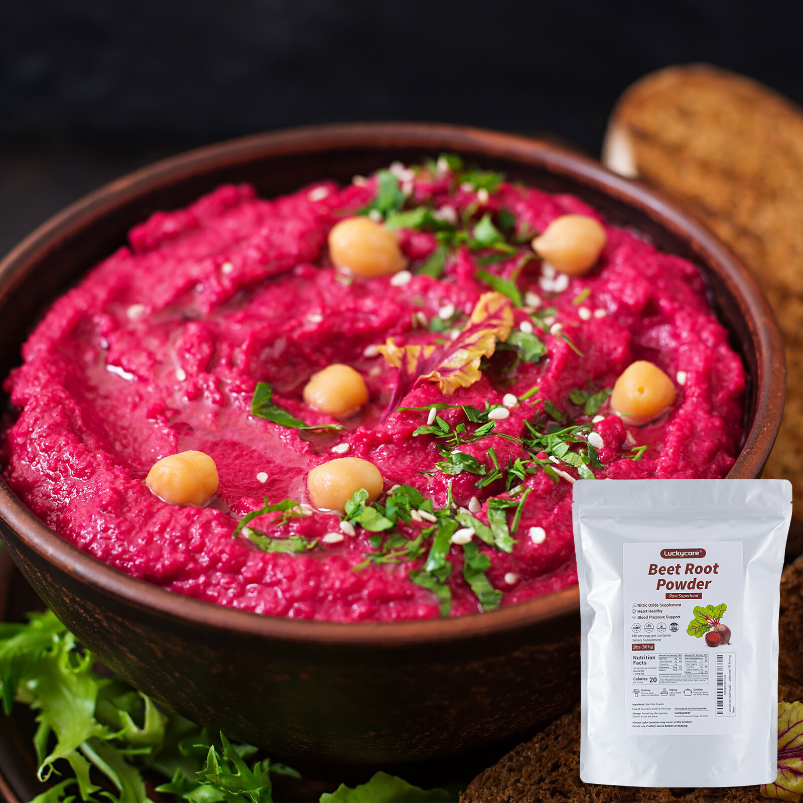 2 LB Organic Beet Root Powder Raw Non GMO Pure Beta Vulgaris Nitric Oxide Booste