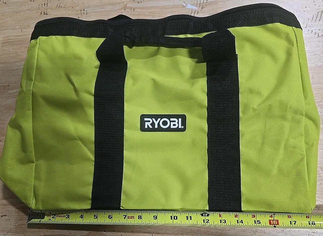 Ryobi Contractor Canvas Tool Bag PACK OF 2 BAGS- Genuine 18"x12"x10"