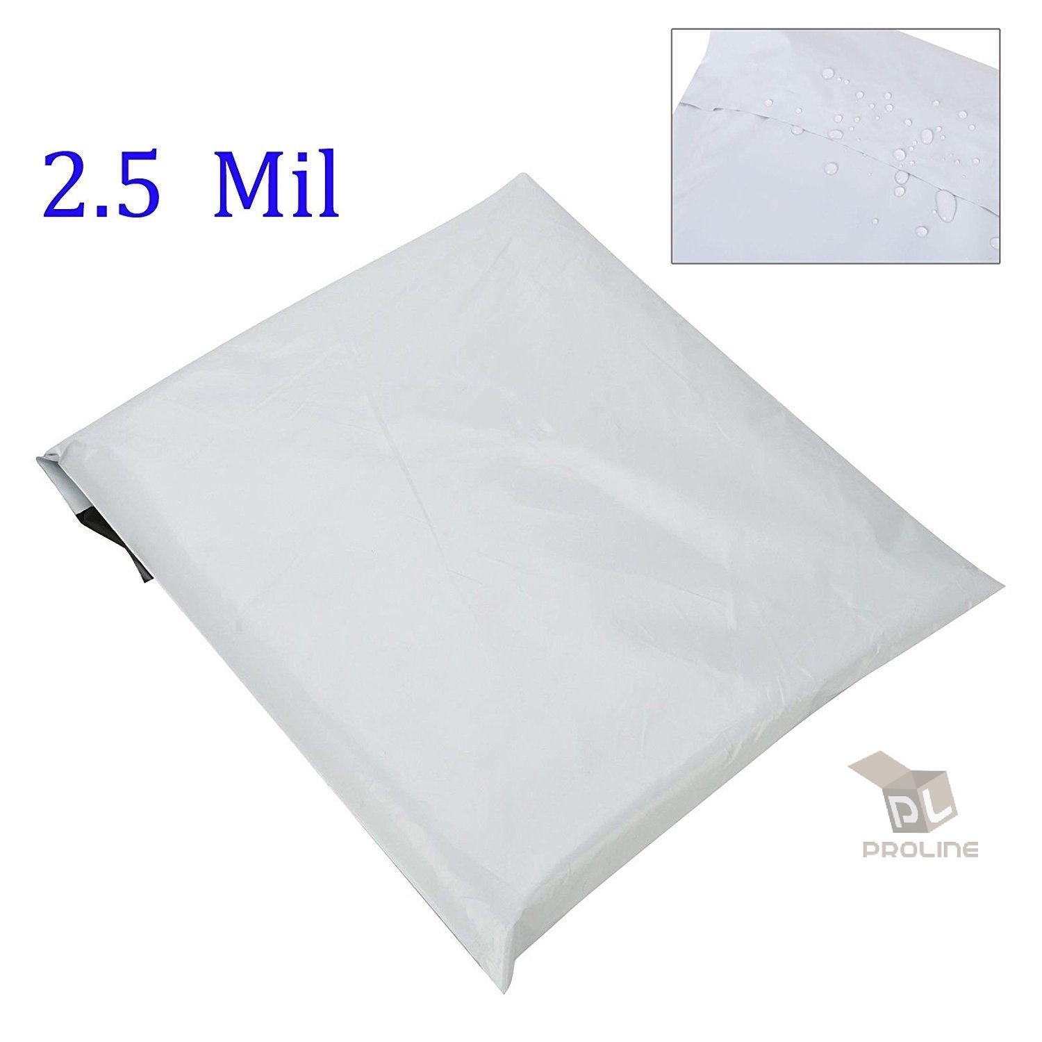 50 19x24 Poly Mailers Self Sealing Shipping Envelopes Plastic Bags 2.5 Mil