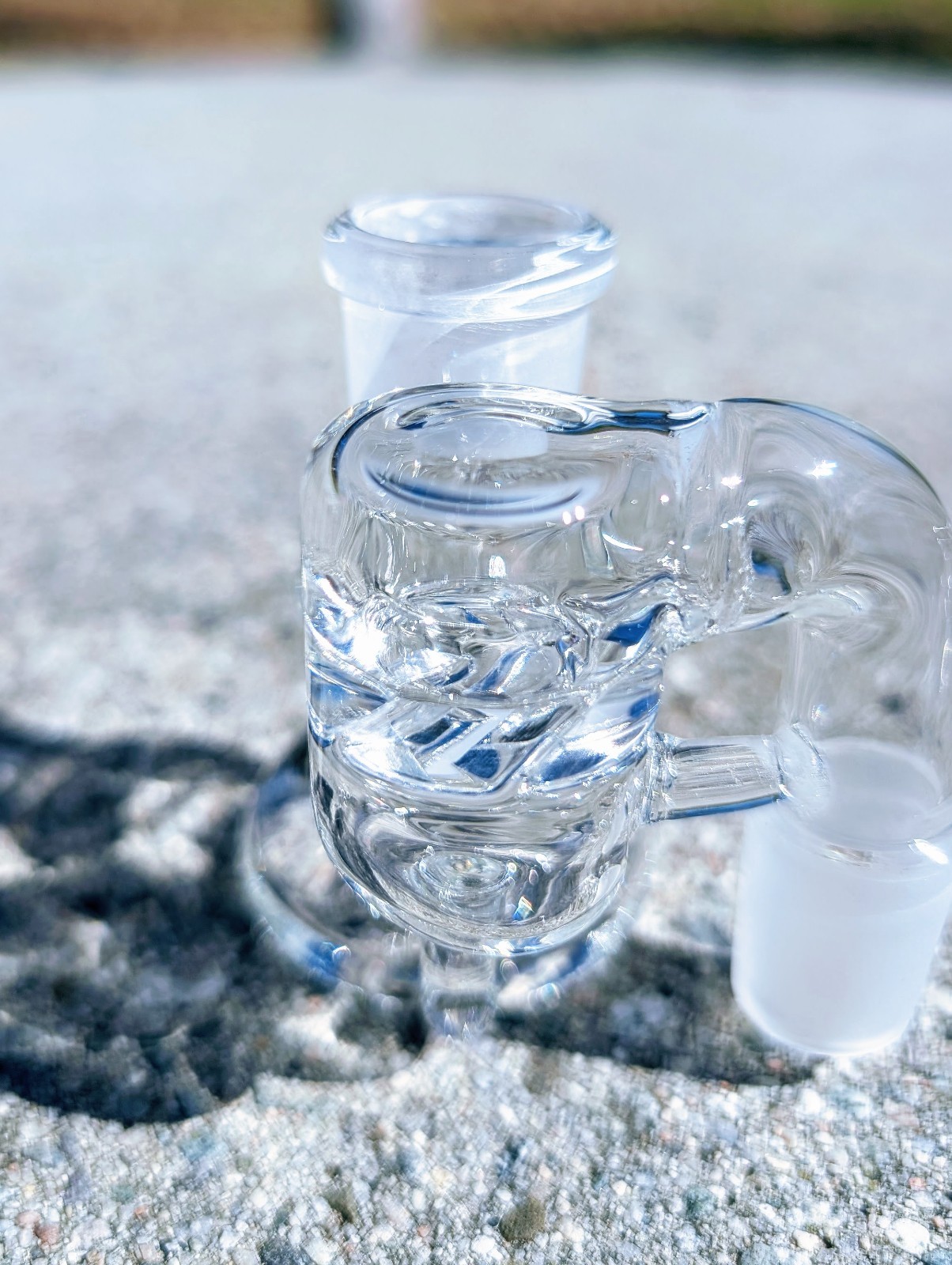 Turbine Perc 18mm 90° Premium Dry Ash Catcher Tobacco Water Pipe Bong Bubbler