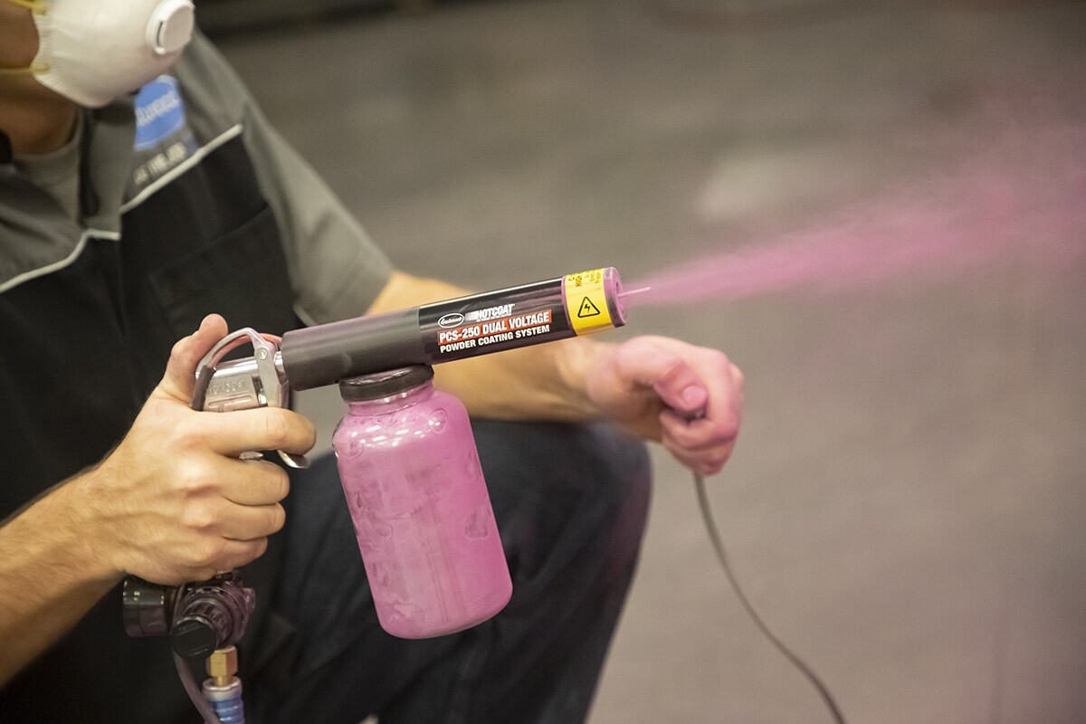 Hotcoat PCS-250 Economical Dual Voltage Powder Coating Gun Standard 120v 60 Hz