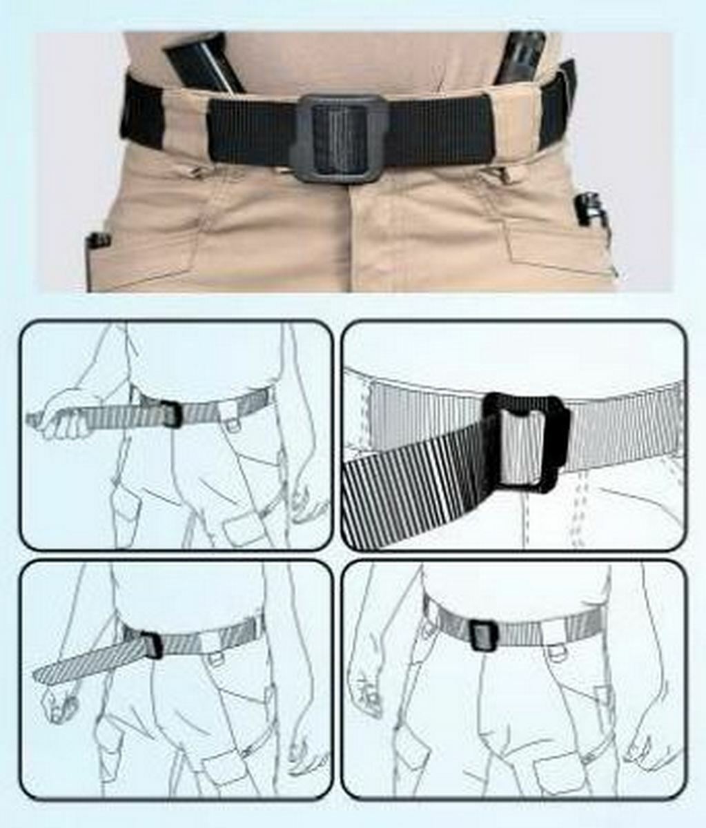 Tactical Scorpion Gear TSG-DB001S 1.5 inch Riggers TDU Nylon Duty Gun Belt