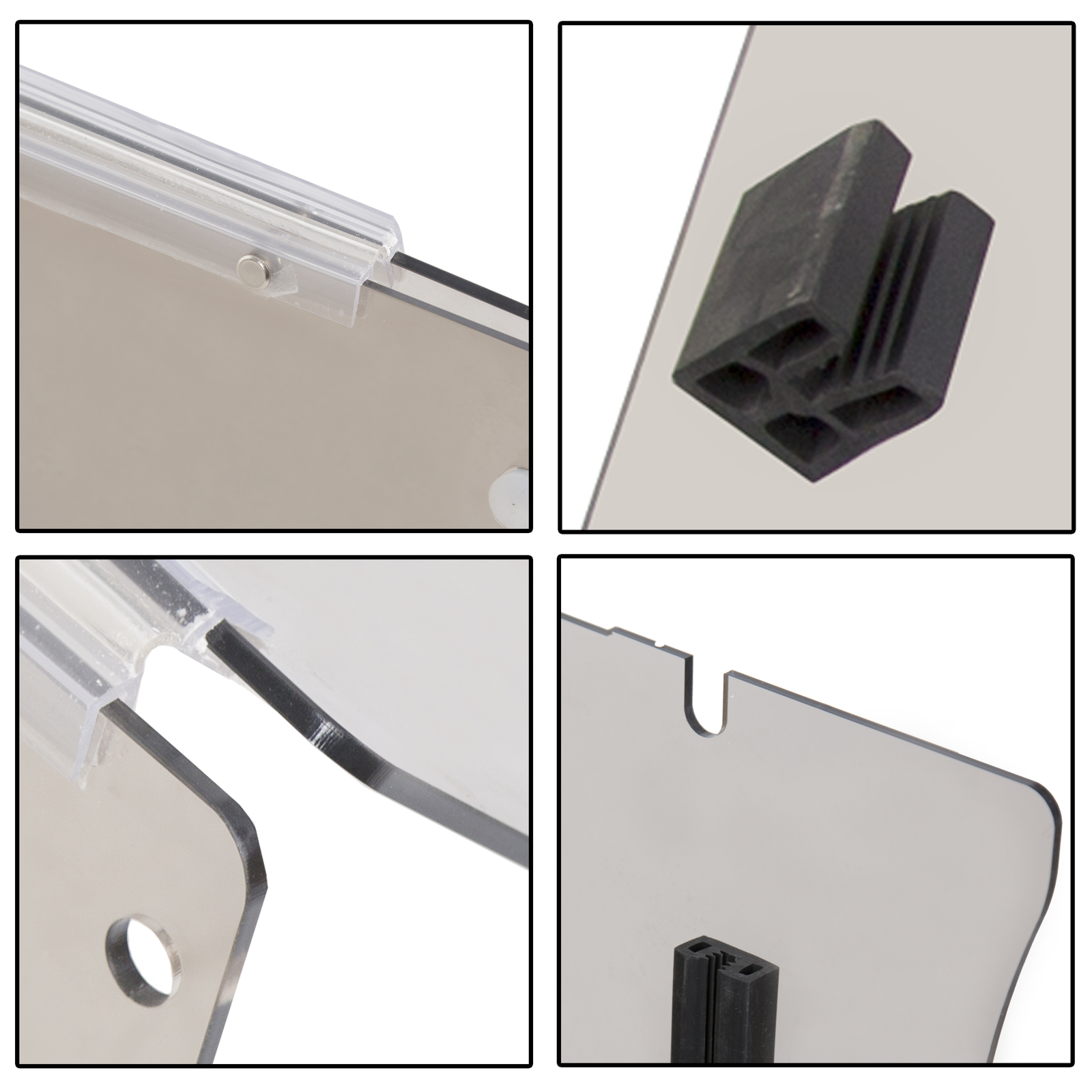 Smoke Tinted Windshield Folding For Yamaha G14 G16 G19 1995-2003 Golf Cart Part