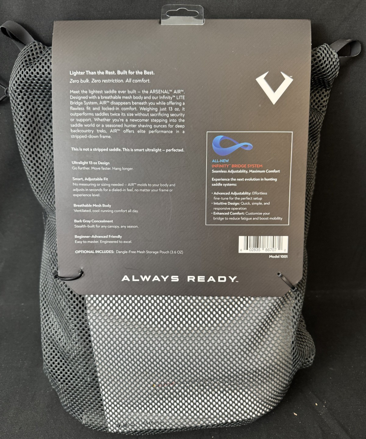 Hunt Arsenal AIR Saddle New Saddle Hunting