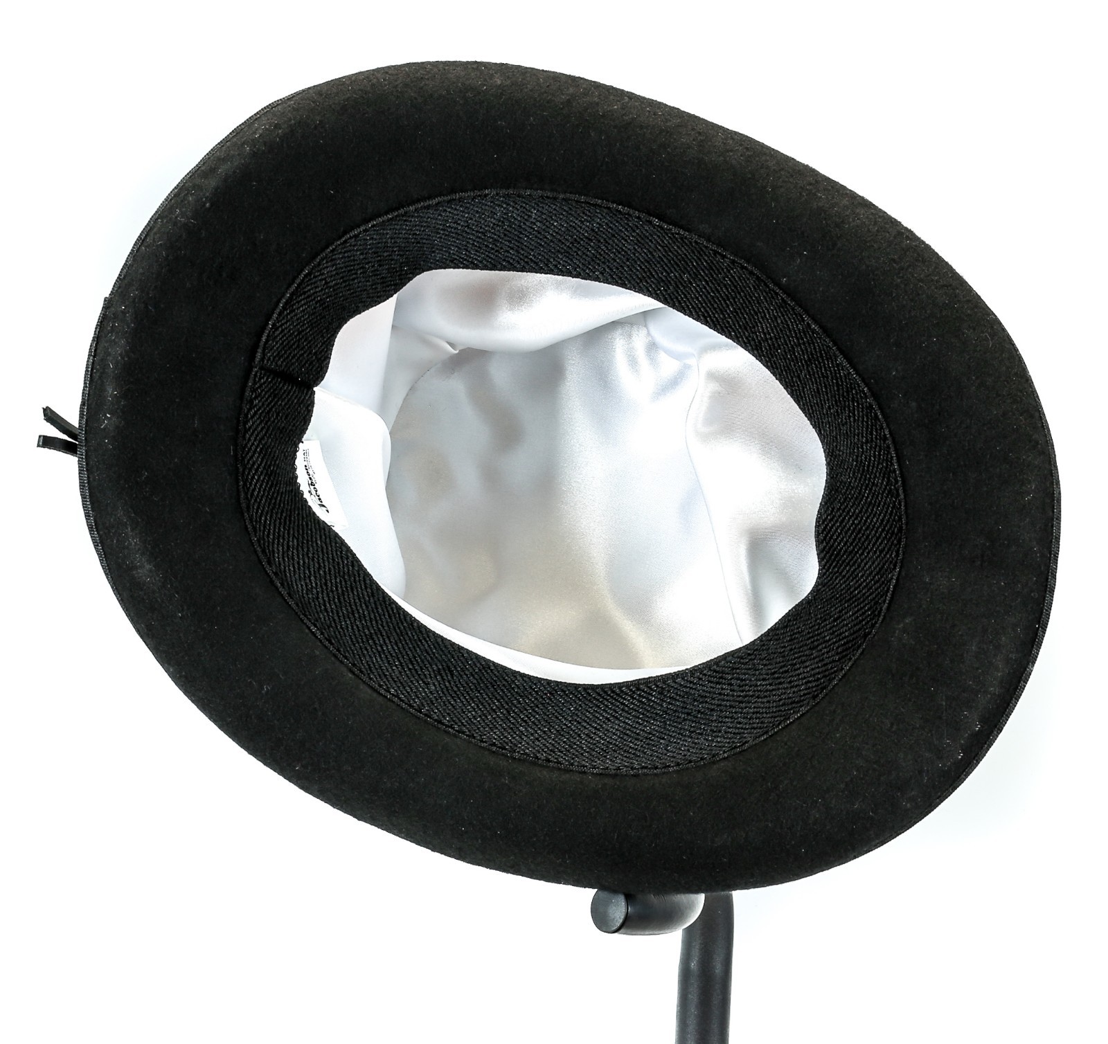 Conch Wool Felt Top Hat Steampunk Topper Victorian Mad Hatter Slash Flat Top